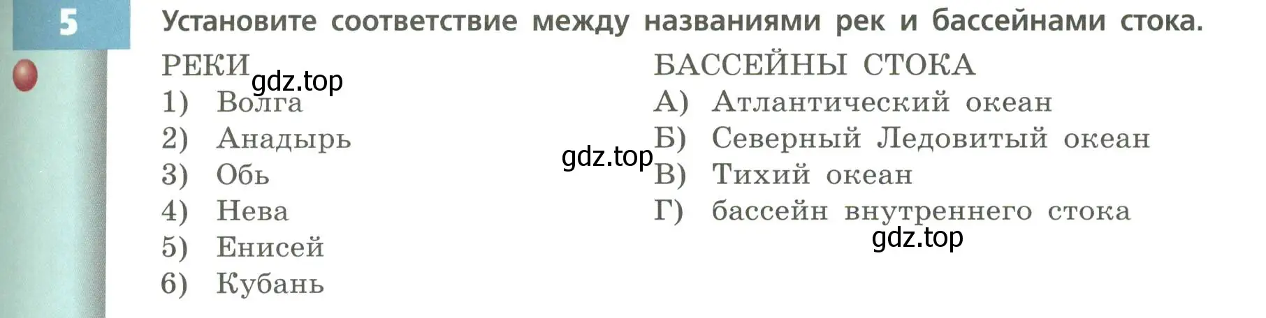 Условие номер 5 (страница 105) гдз по географии 8 класс Дронов, Савельева, учебник