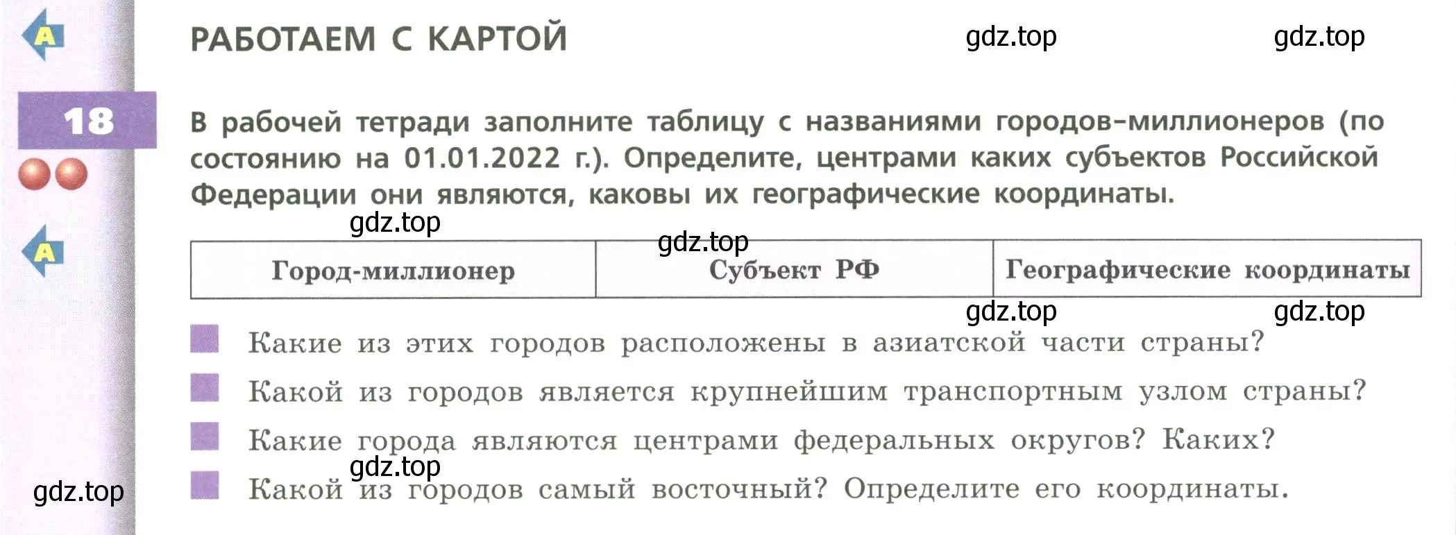 Условие номер 18 (страница 198) гдз по географии 8 класс Дронов, Савельева, учебник