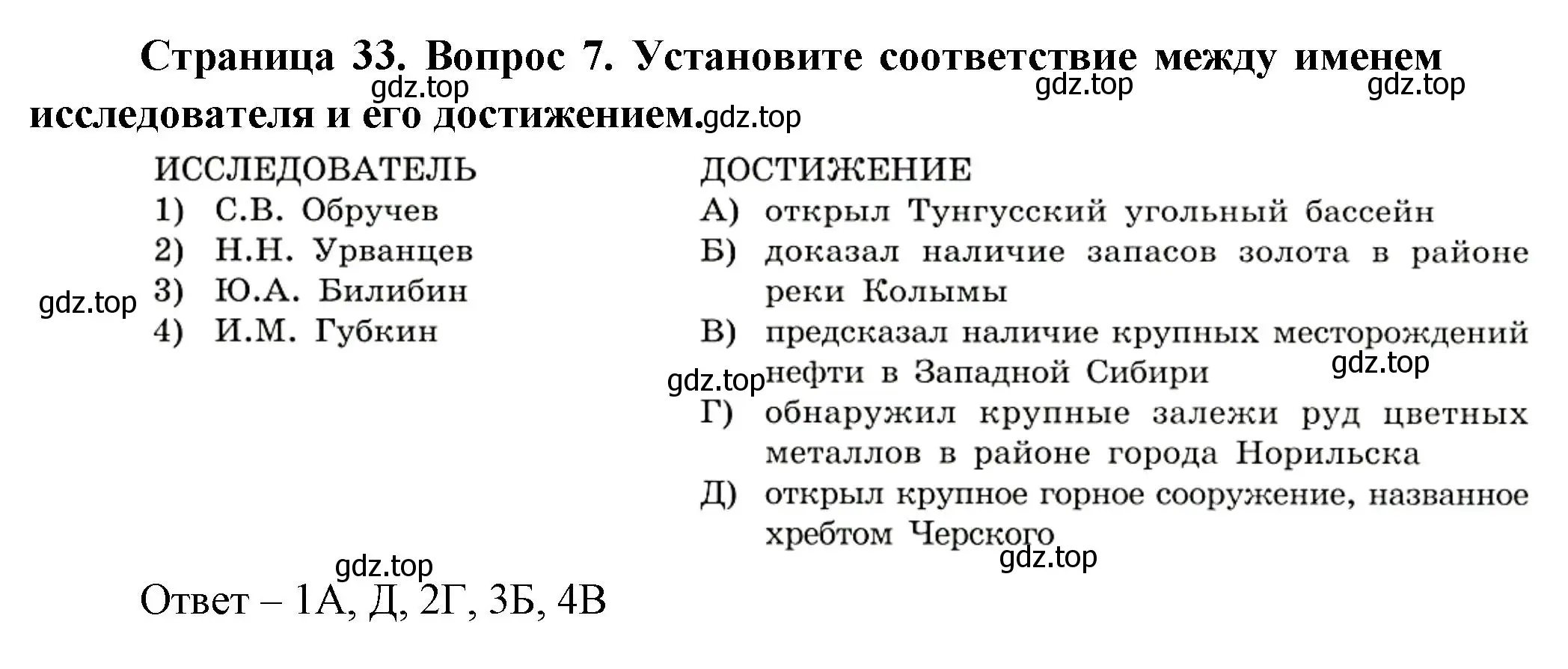 Решение номер 7 (страница 33) гдз по географии 8 класс Дронов, Савельева, учебник