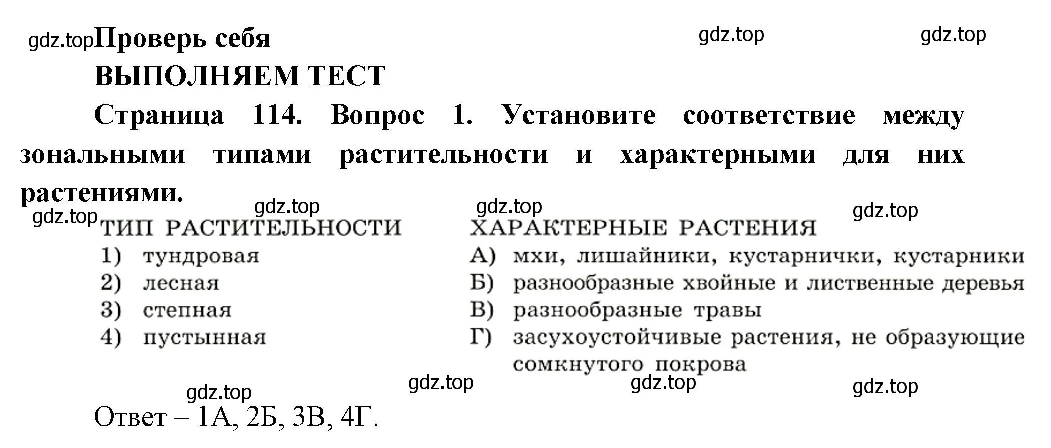 Решение номер 1 (страница 114) гдз по географии 8 класс Дронов, Савельева, учебник