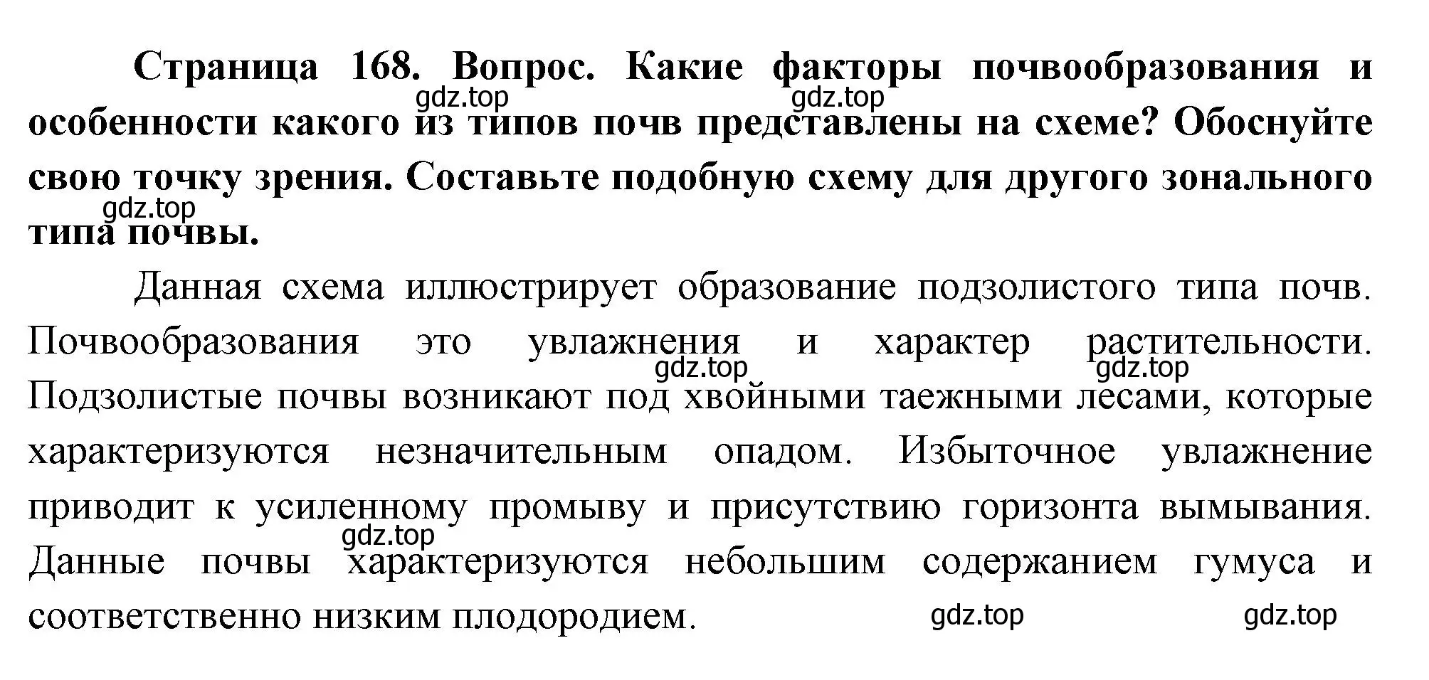 Решение номер 2 (страница 168) гдз по географии 8 класс Пятунин, Таможняя, учебник