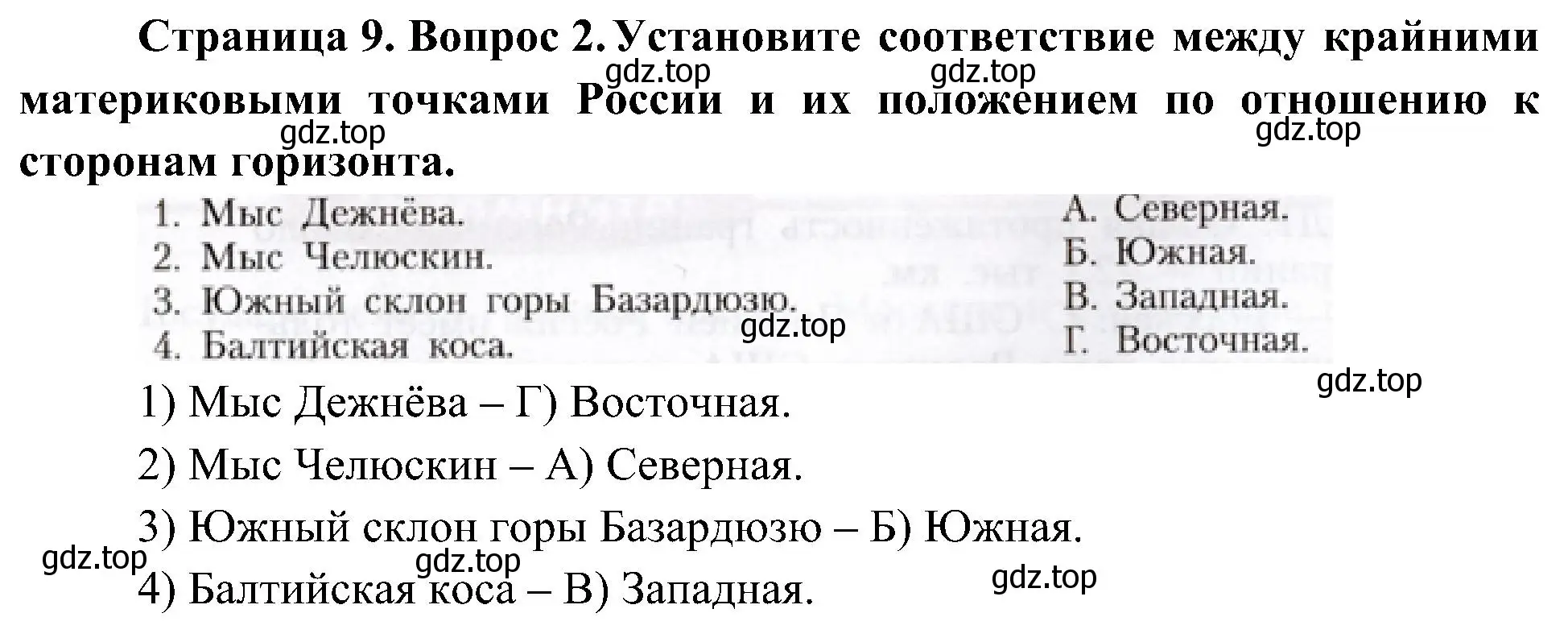 Решение номер 2 (страница 9) гдз по географии 8 класс Алексеев, Николина, учебник