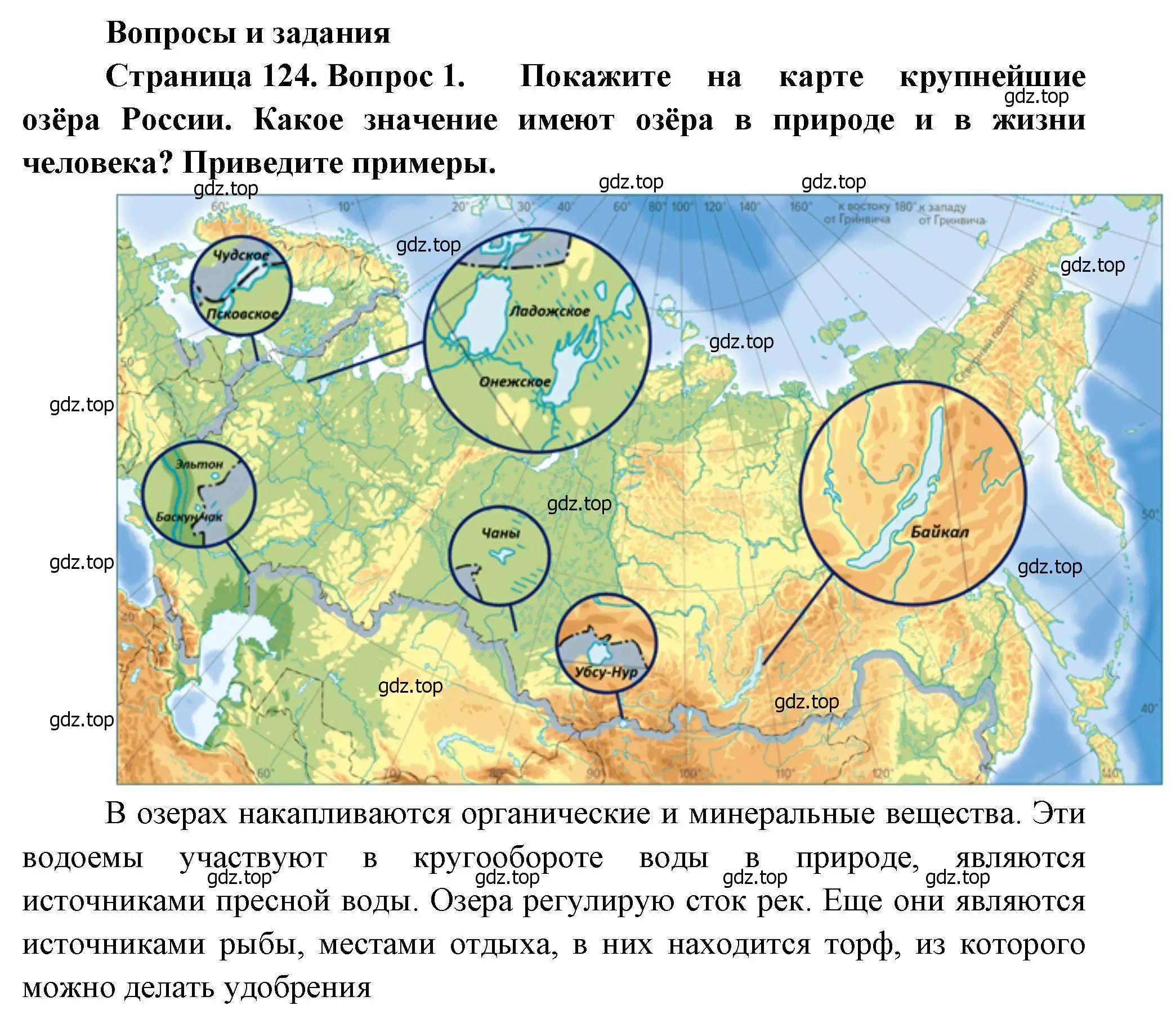 Решение номер 1 (страница 124) гдз по географии 8 класс Алексеев, Низовцев, учебник