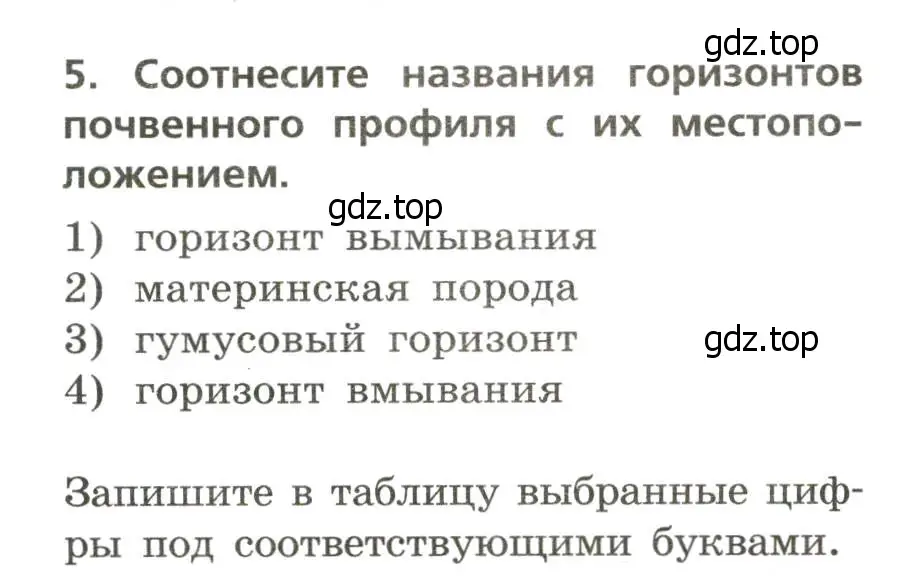 Условие номер 5 (страница 20) гдз по географии 8 класс Бондарева, Шидловский, проверочные работы