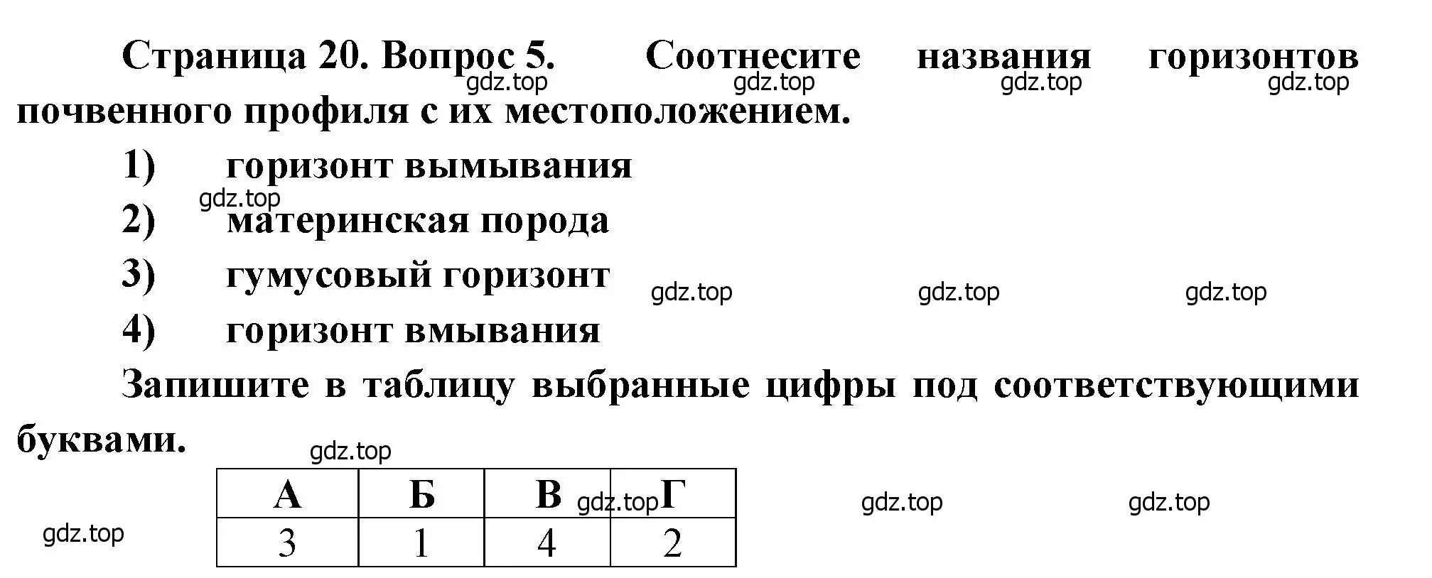 Решение номер 5 (страница 20) гдз по географии 8 класс Бондарева, Шидловский, проверочные работы