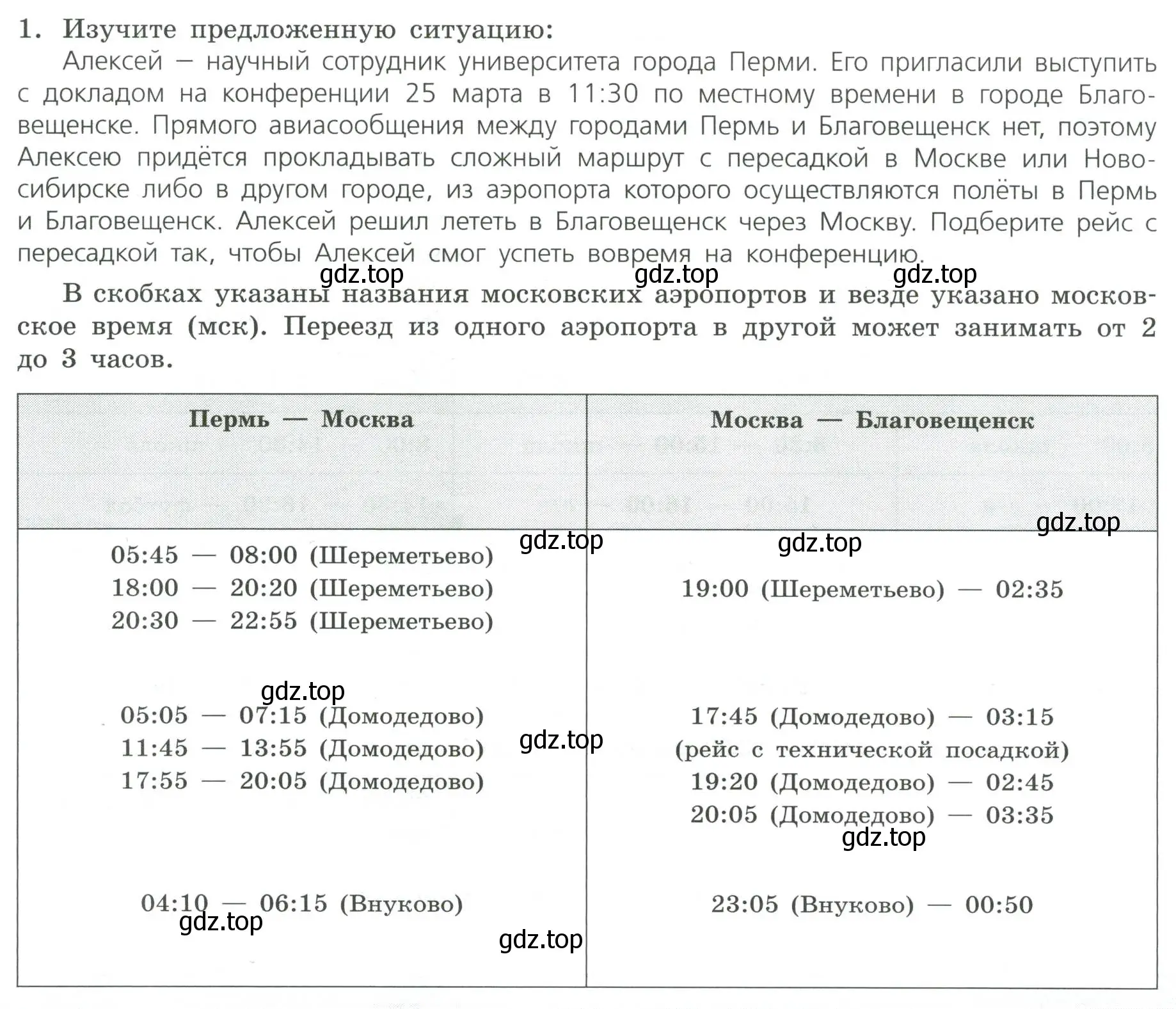 Условие номер 1 (страница 9) гдз по географии 8 класс Дубинина, практические работы