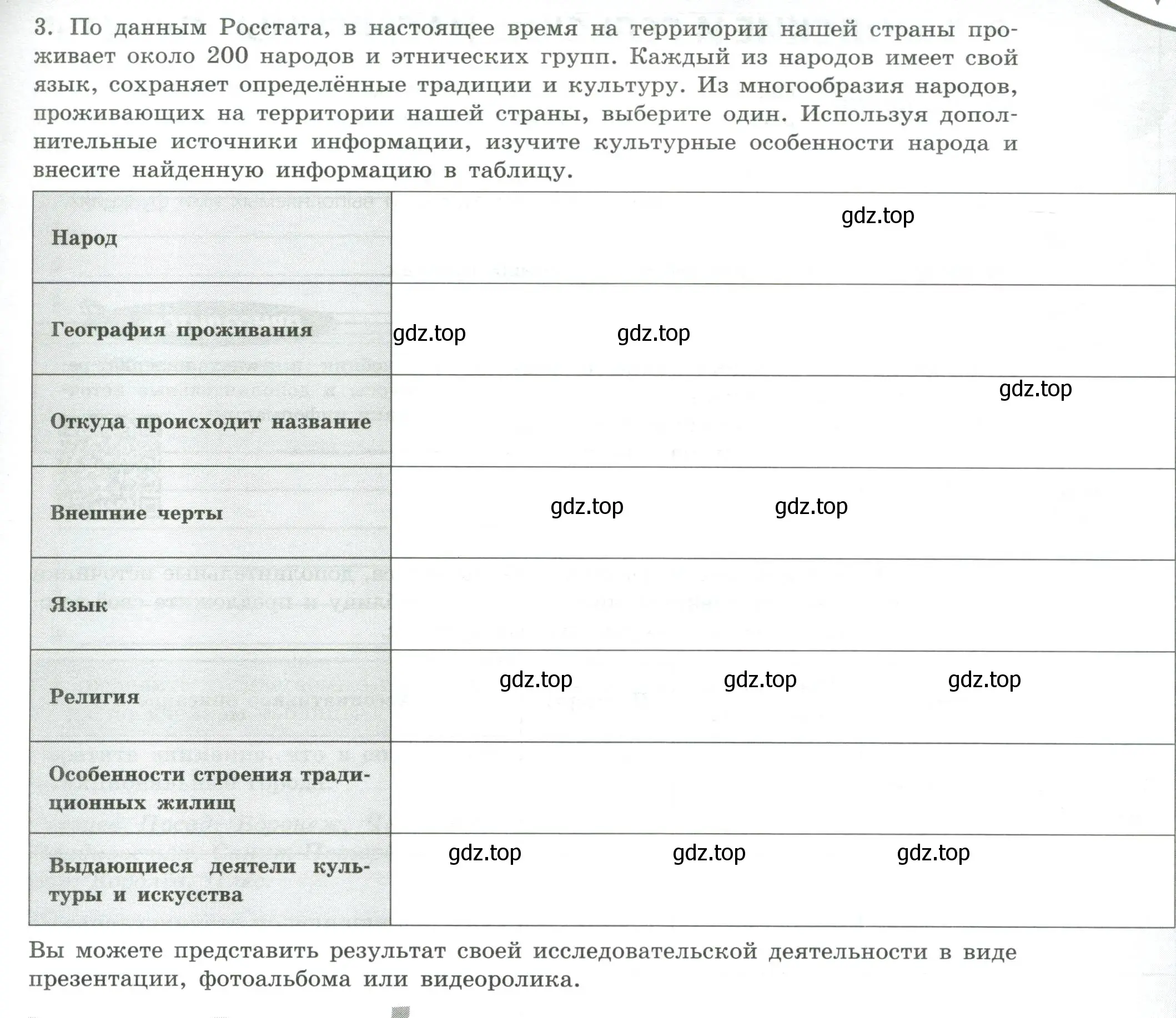 Условие номер 3 (страница 23) гдз по географии 8 класс Дубинина, практические работы