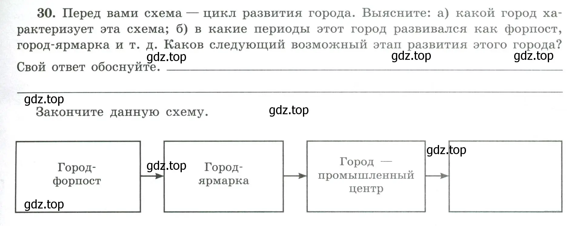 Условие номер 30 (страница 25) гдз по географии 8 класс Николина, мой тренажёр