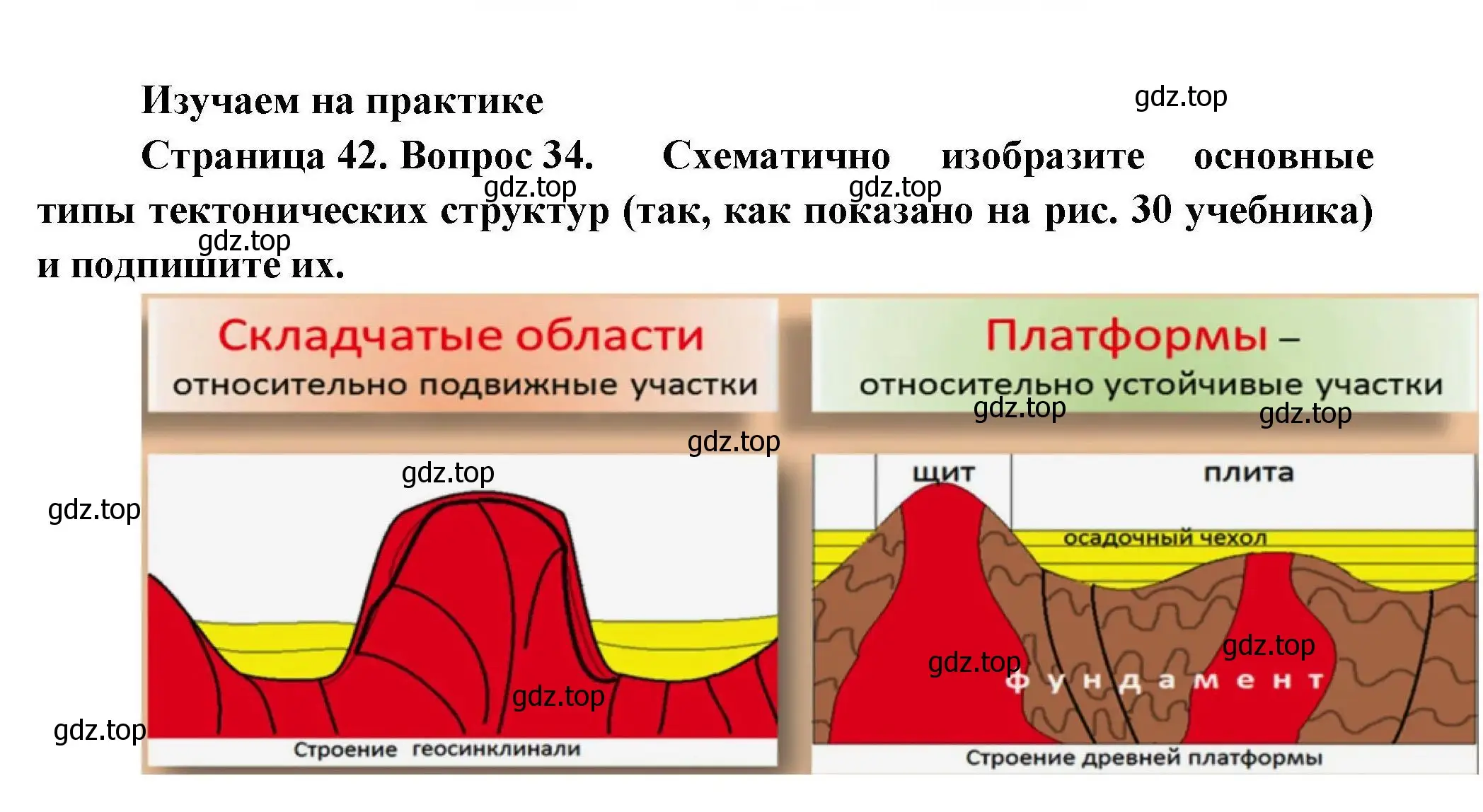 Решение номер 34 (страница 42) гдз по географии 8 класс Николина, мой тренажёр