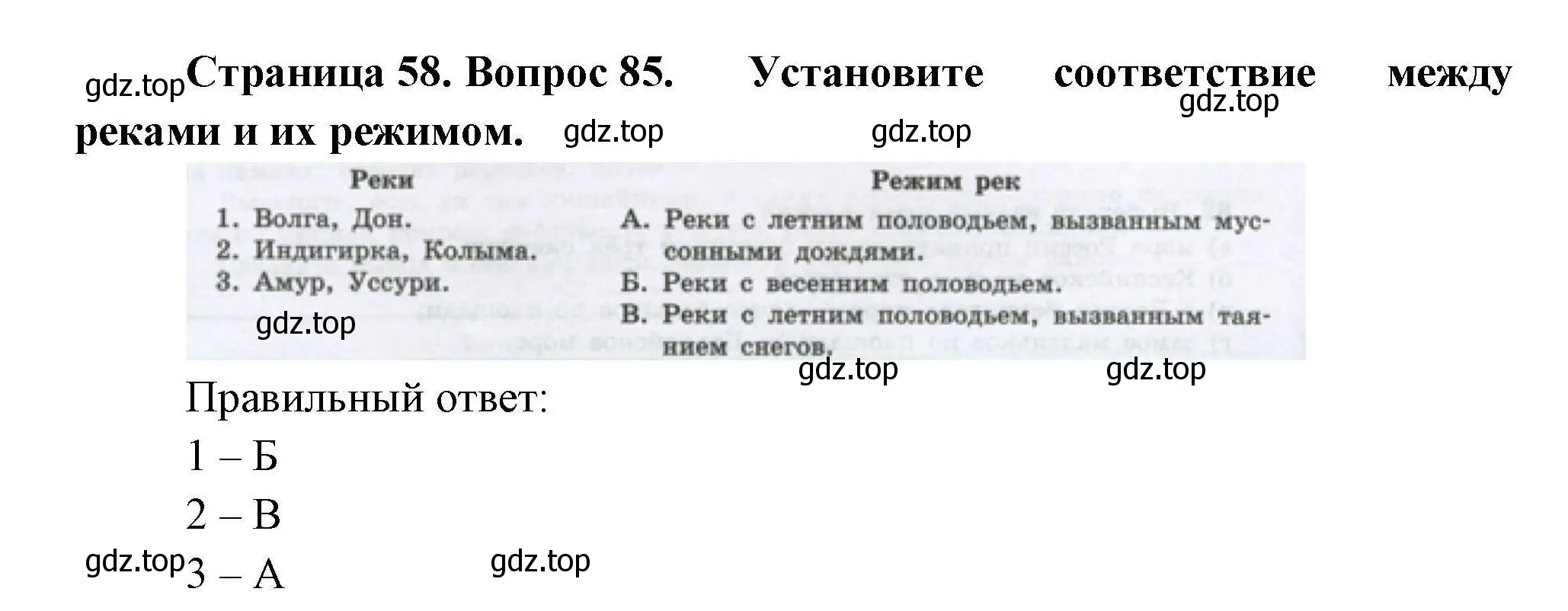 Решение номер 85 (страница 58) гдз по географии 8 класс Николина, мой тренажёр