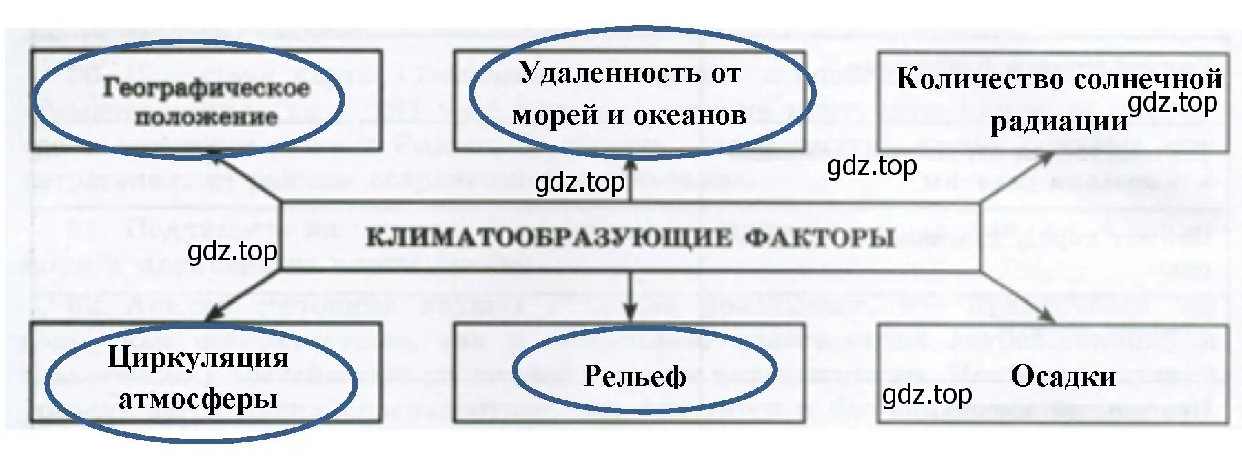 Главные климатообразующие факторы России