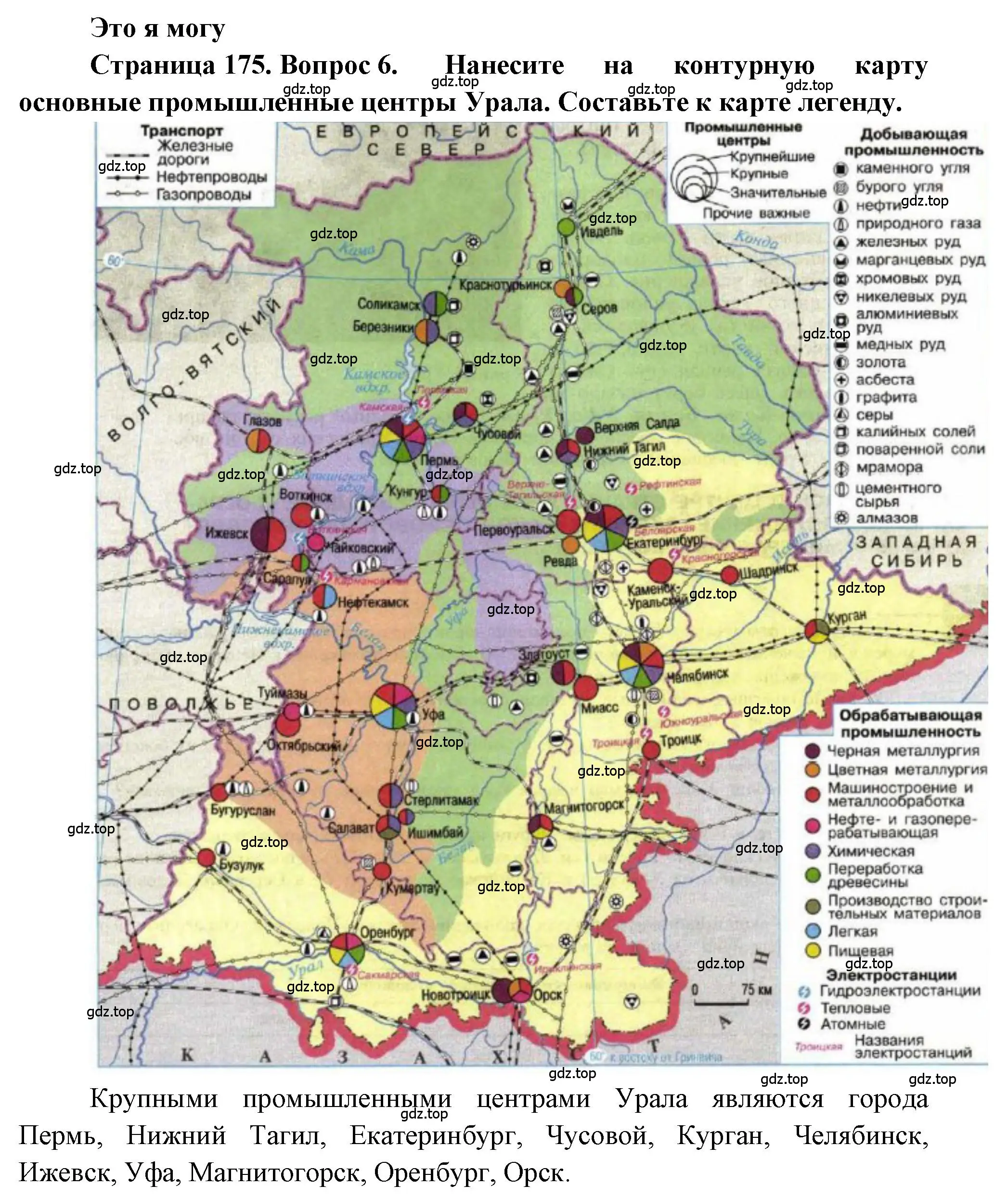 Решение номер 6 (страница 175) гдз по географии 9 класс Алексеев, Николина, учебник