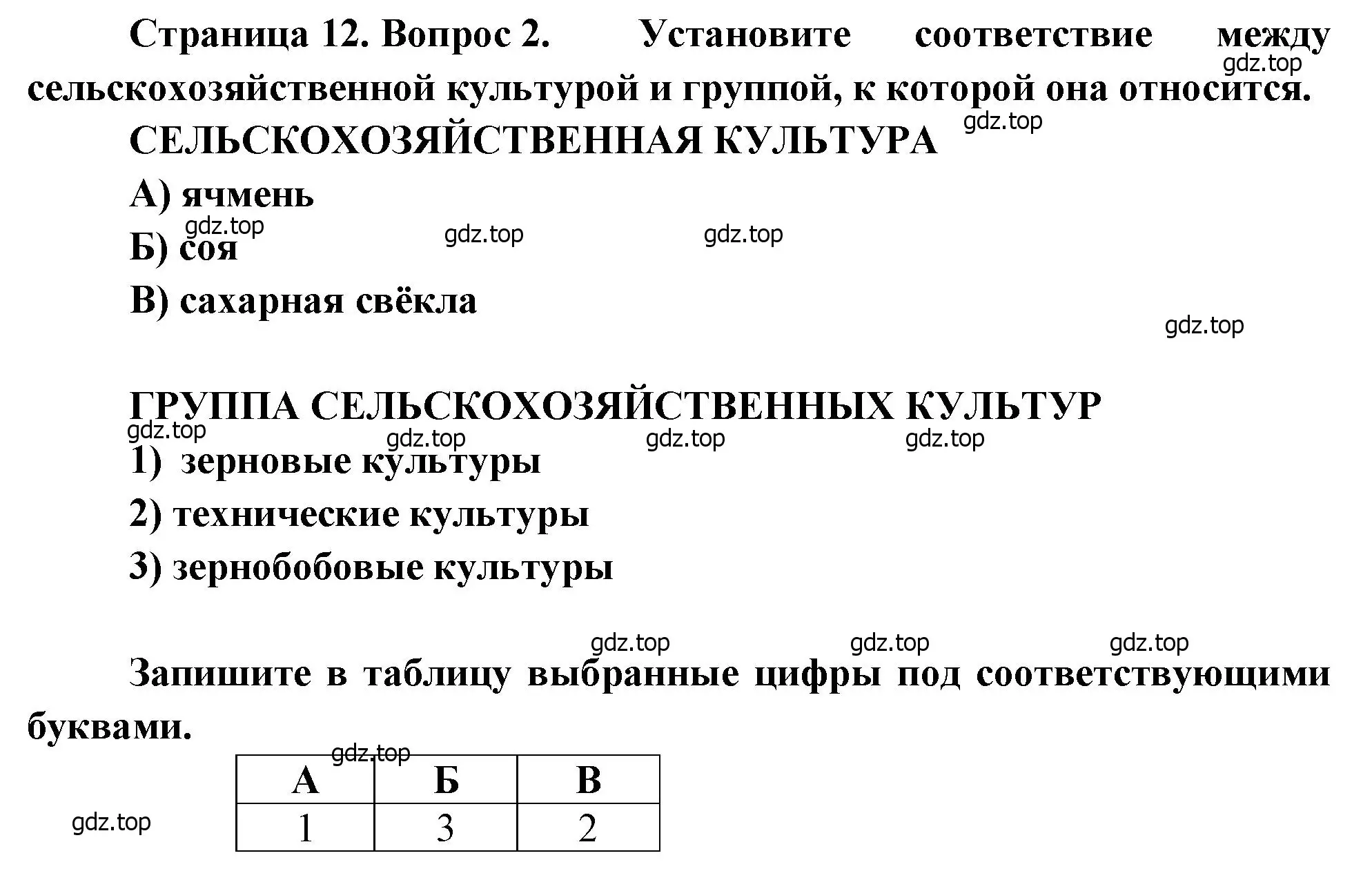 Решение номер 2 (страница 12) гдз по географии 9 класс Бондарева, Шидловский, проверочные работы