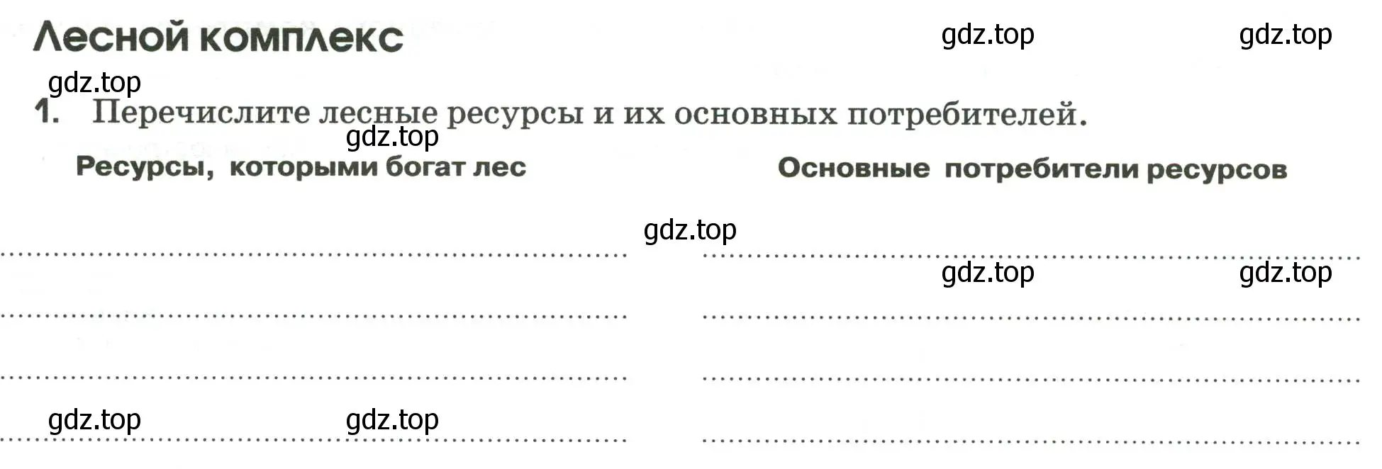 Условие номер 1 (страница 12) гдз по географии 9 класс Ким, Марченко, рабочая тетрадь