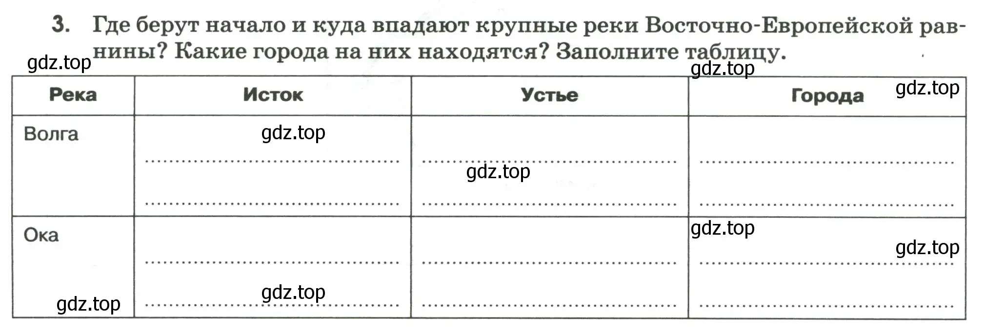 Условие номер 3 (страница 44) гдз по географии 9 класс Ким, Марченко, рабочая тетрадь