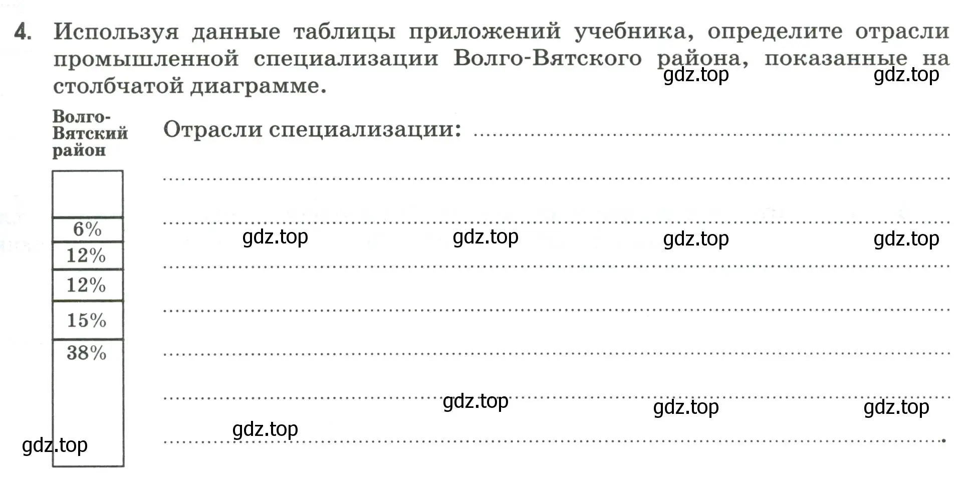 Условие номер 4 (страница 59) гдз по географии 9 класс Ким, Марченко, рабочая тетрадь