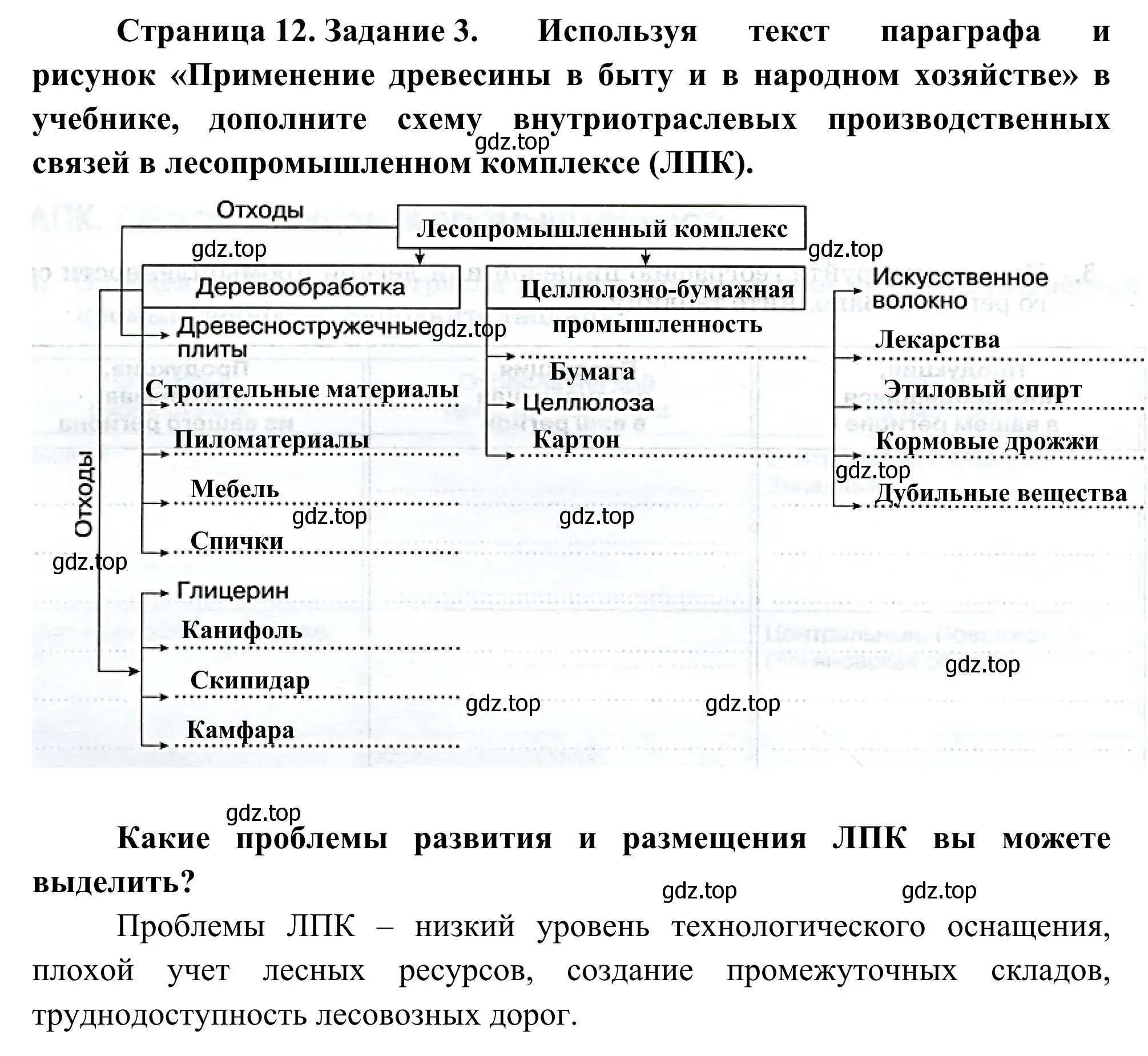 Решение номер 3 (страница 12) гдз по географии 9 класс Ким, Марченко, рабочая тетрадь