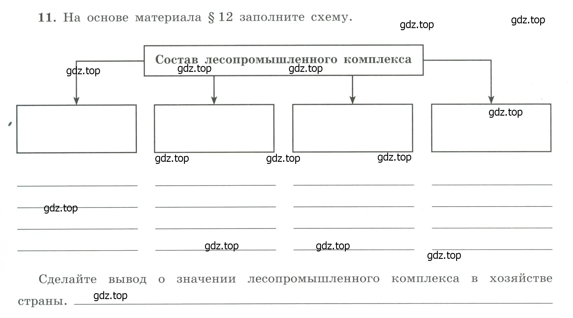 Условие номер 11 (страница 8) гдз по географии 9 класс Николина, мой тренажёр