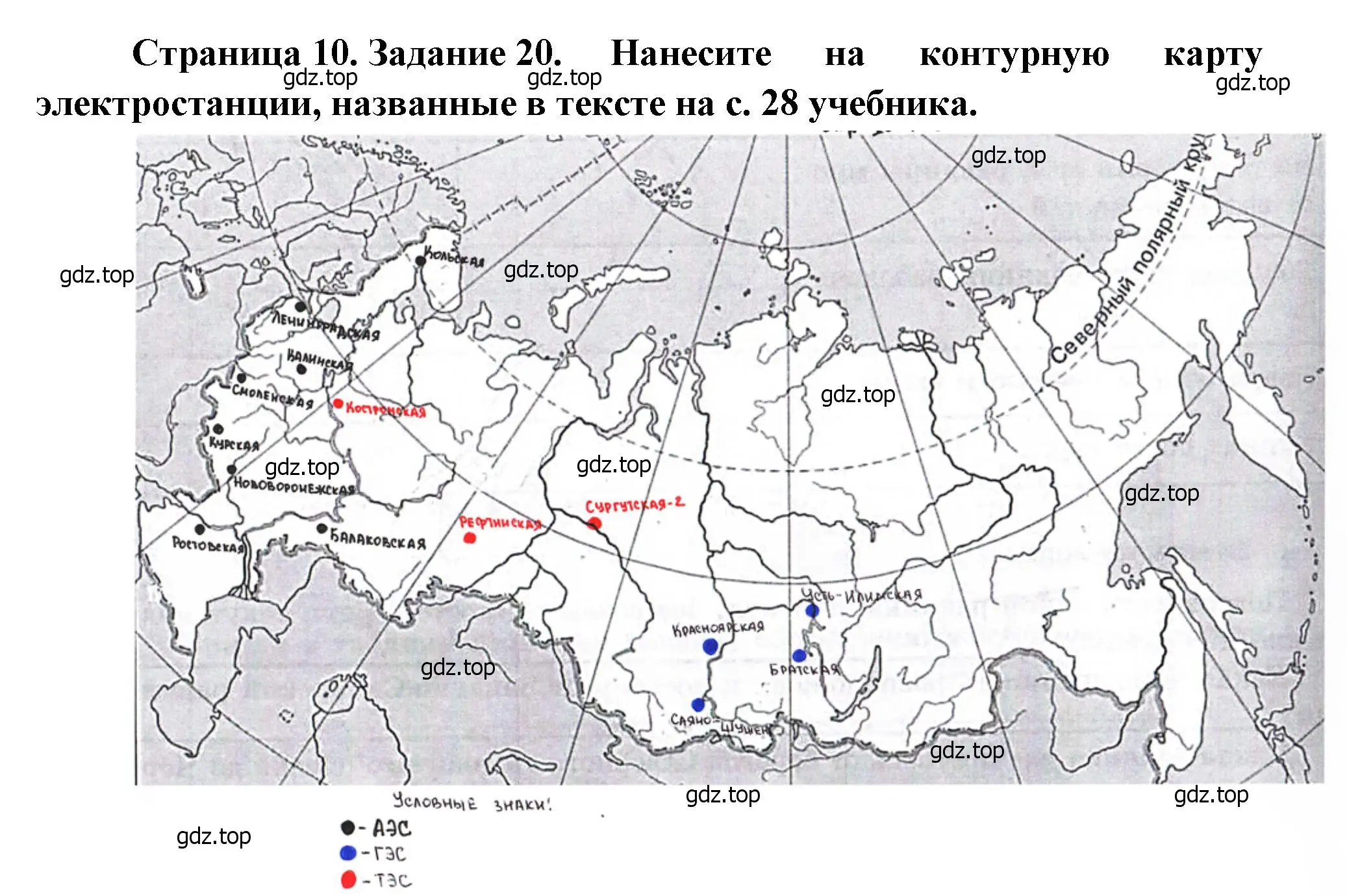 Решение номер 20 (страница 10) гдз по географии 9 класс Николина, мой тренажёр