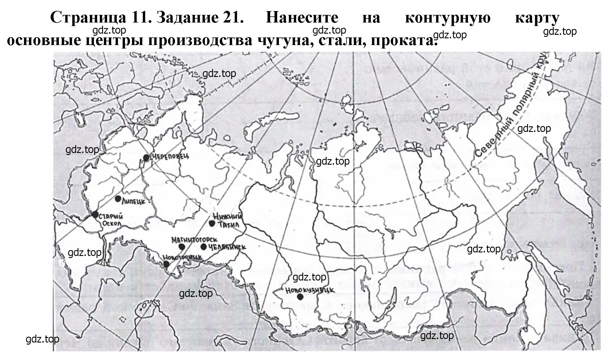 Решение номер 21 (страница 11) гдз по географии 9 класс Николина, мой тренажёр