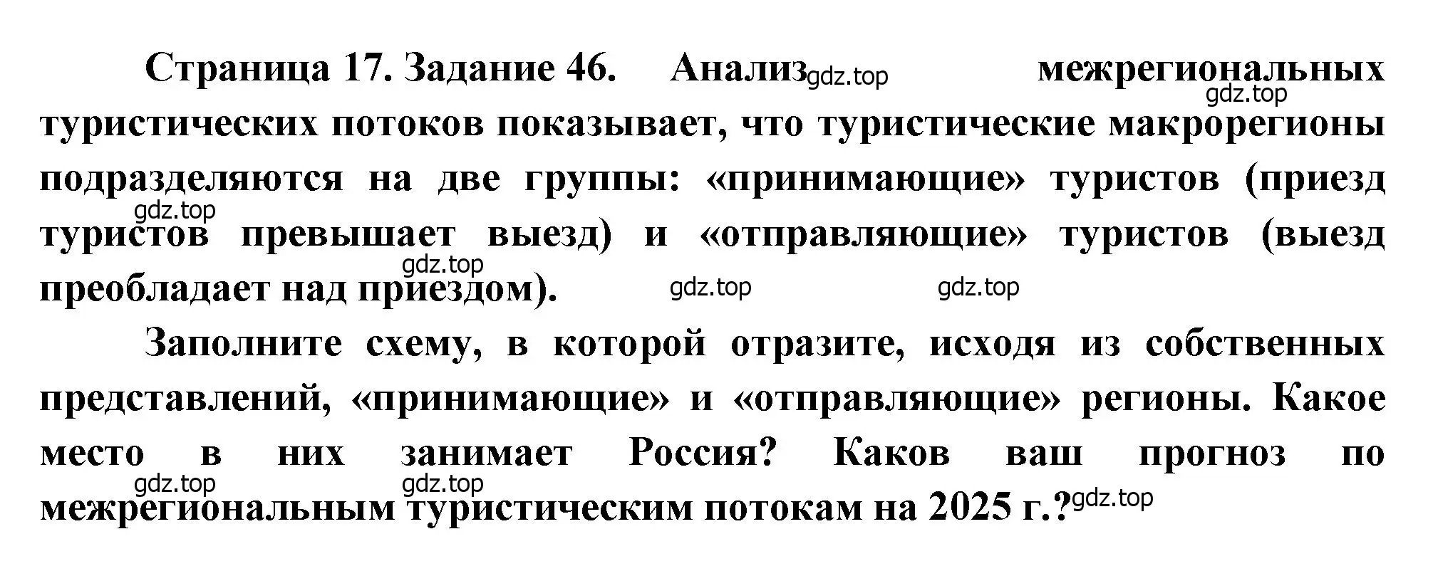 Решение номер 46 (страница 17) гдз по географии 9 класс Николина, мой тренажёр