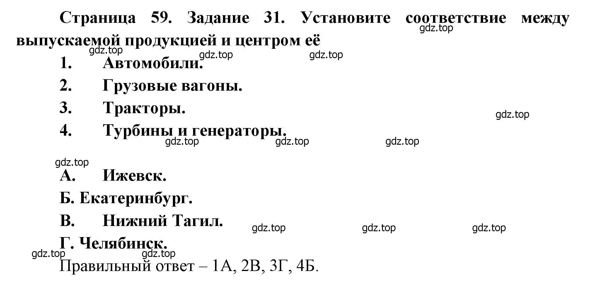 Решение номер 31 (страница 59) гдз по географии 9 класс Николина, мой тренажёр