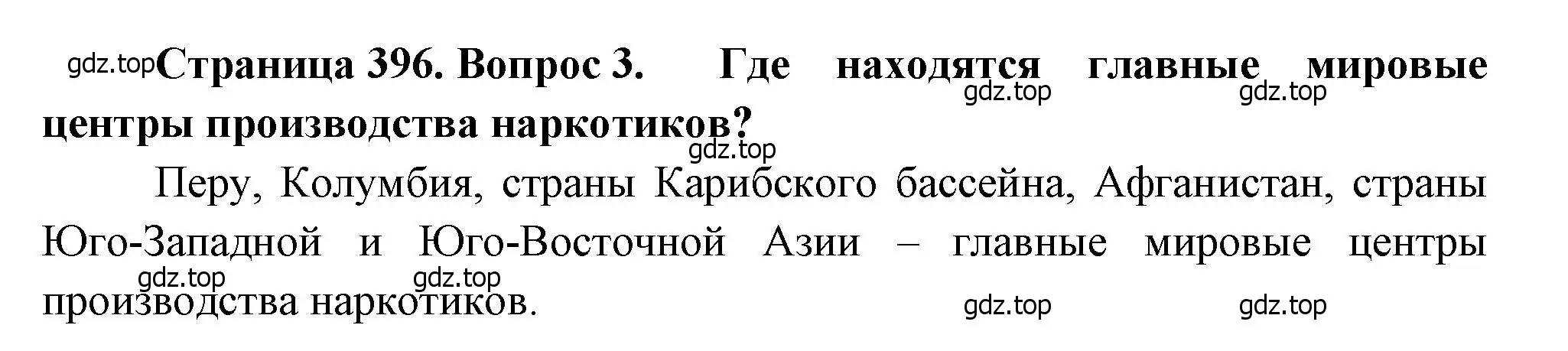 Решение номер 3 (страница 396) гдз по географии 10-11 класс Максаковский, учебник