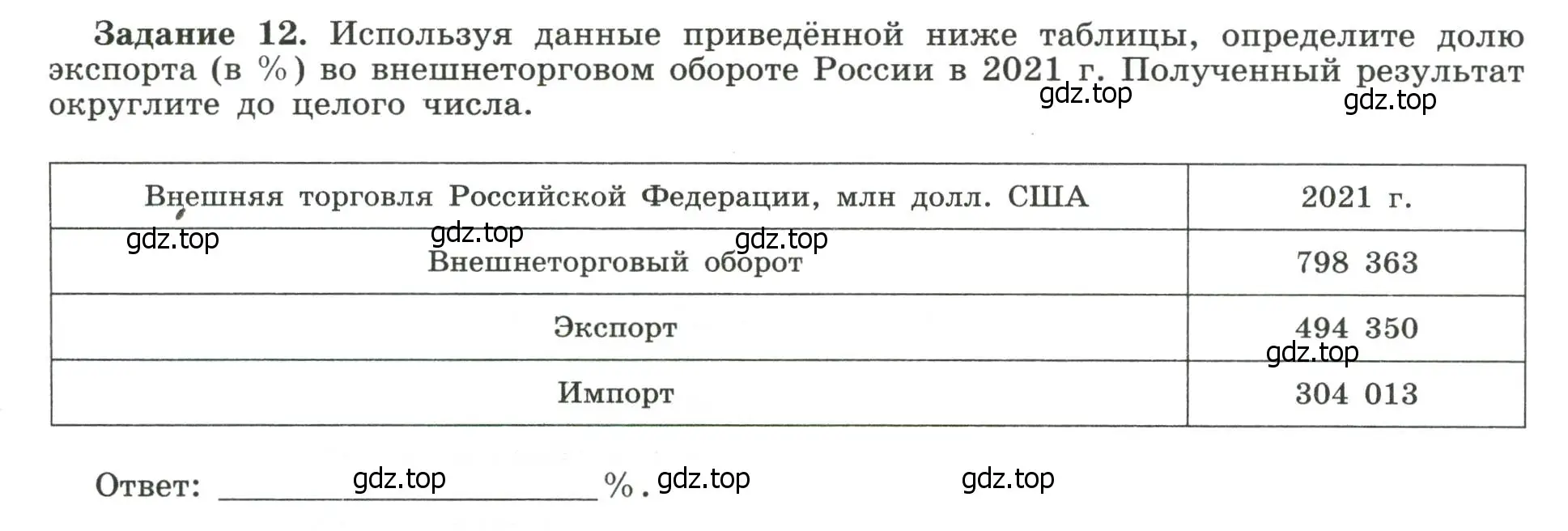 Условие номер 12 (страница 59) гдз по географии 10-11 класс Максаковский, Заяц, рабочая тетрадь