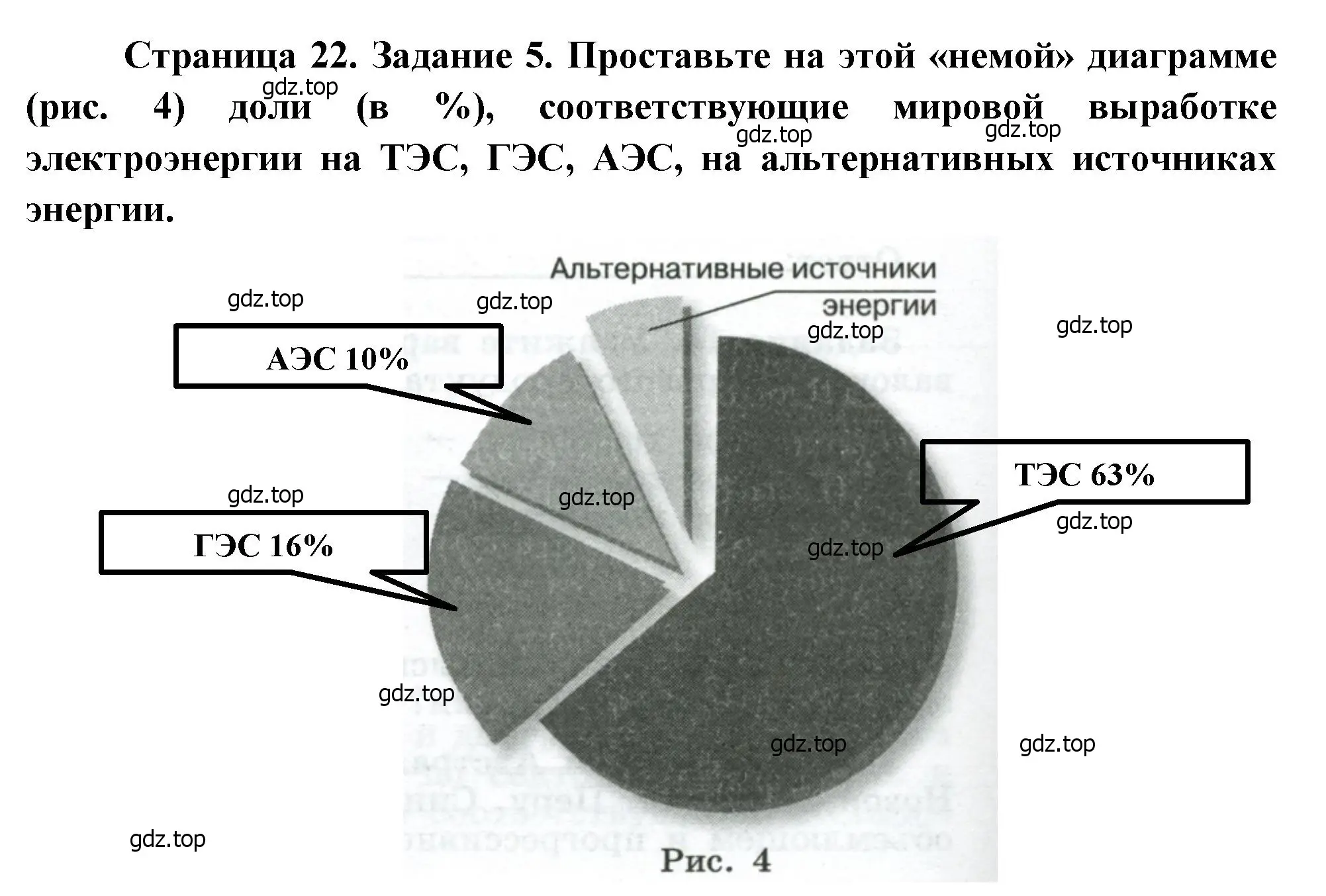 Решение номер 5 (страница 22) гдз по географии 10-11 класс Максаковский, Заяц, рабочая тетрадь