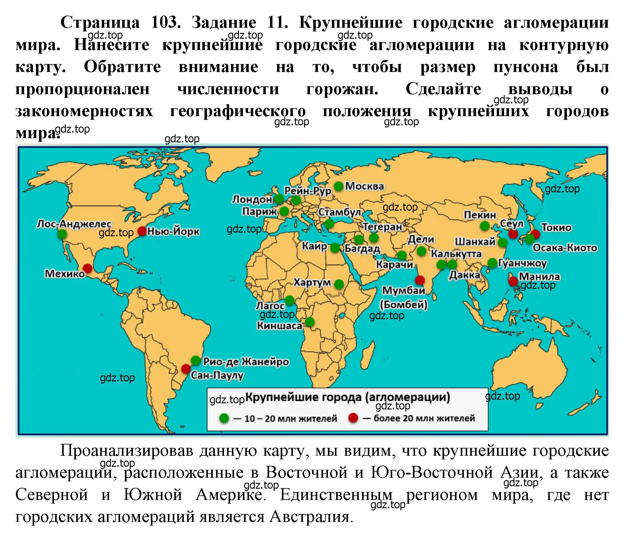 Решение  Задание 11 (страница 103) гдз по географии 11 класс Холина, учебник