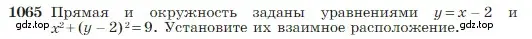 Условие номер 1065 (страница 265) гдз по геометрии 7-9 класс Атанасян, Бутузов, учебник