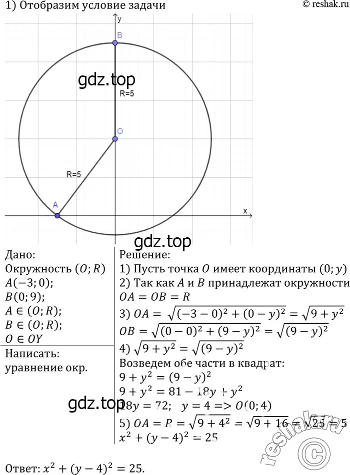 Решение 3. номер 1057 (страница 264) гдз по геометрии 7-9 класс Атанасян, Бутузов, учебник