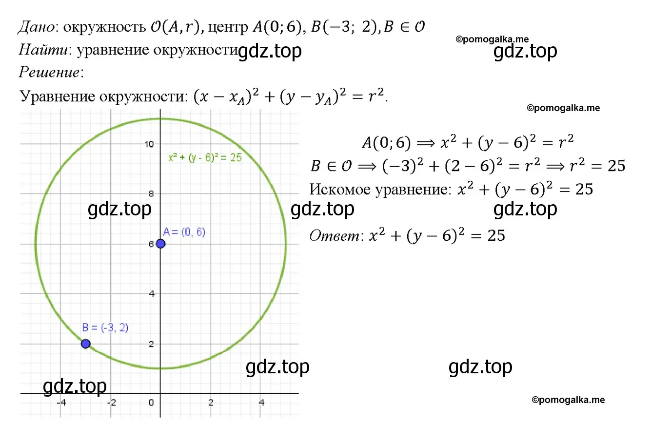 Решение 4. номер 1054 (страница 264) гдз по геометрии 7-9 класс Атанасян, Бутузов, учебник