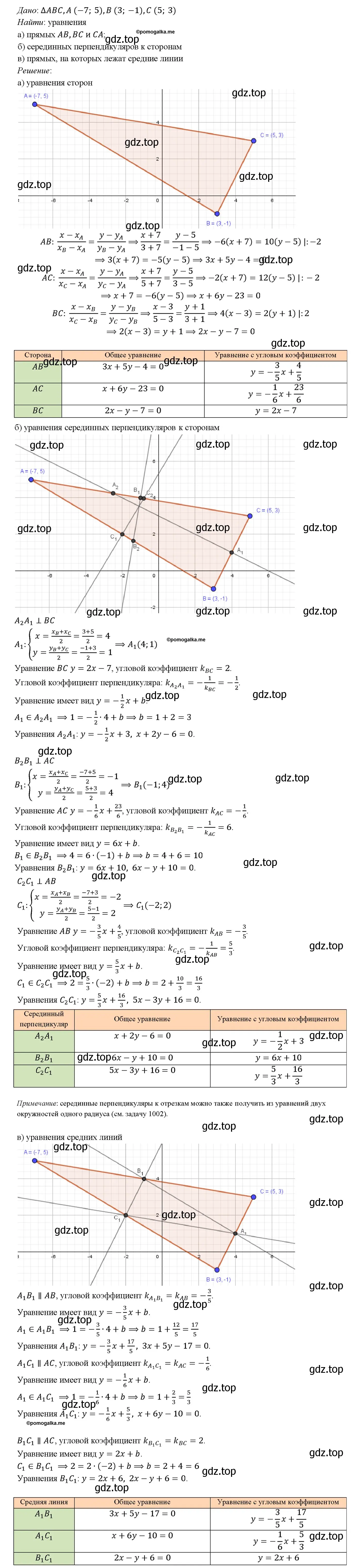 Решение 4. номер 1090 (страница 270) гдз по геометрии 7-9 класс Атанасян, Бутузов, учебник