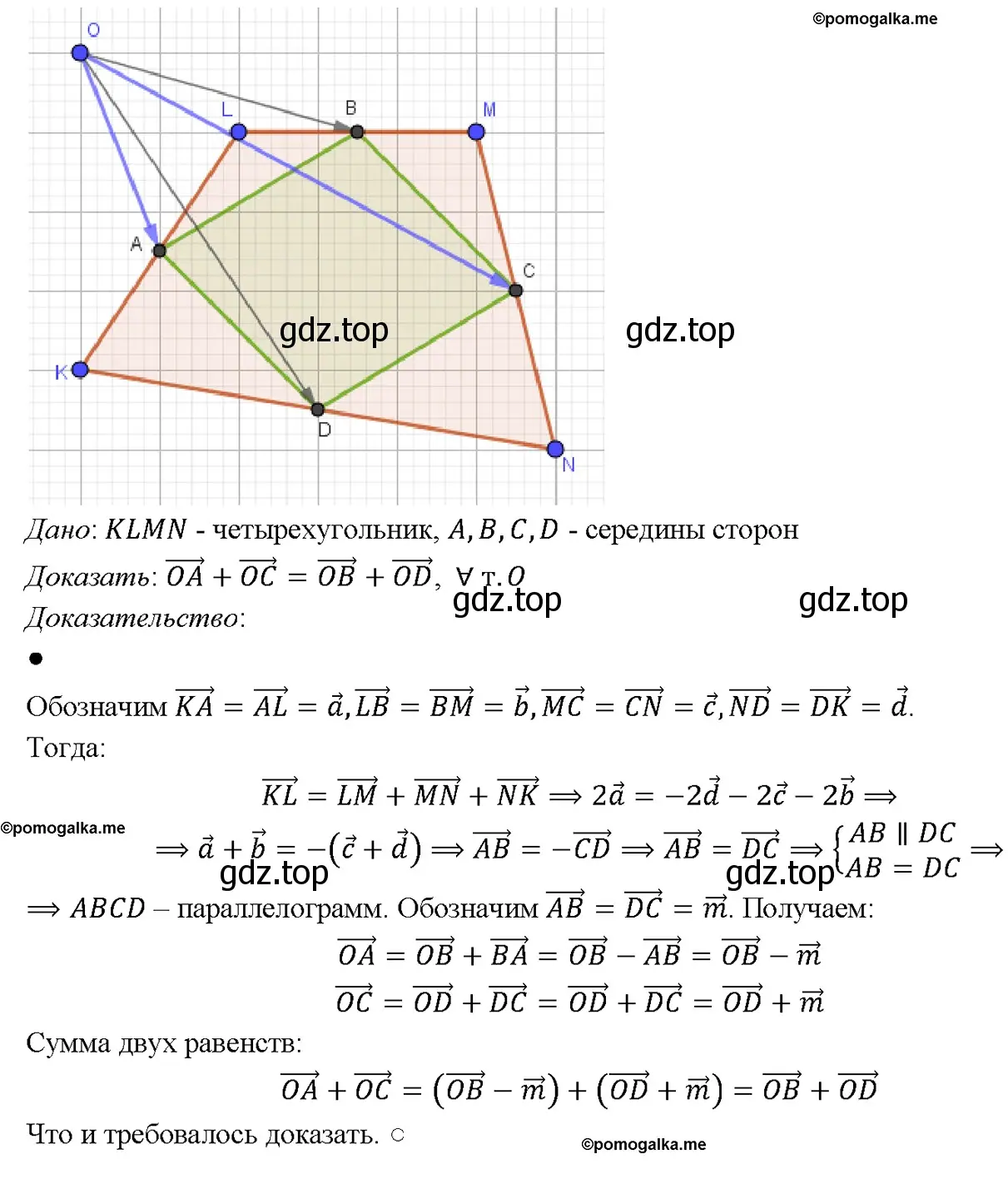 Решение 4. номер 995 (страница 245) гдз по геометрии 7-9 класс Атанасян, Бутузов, учебник