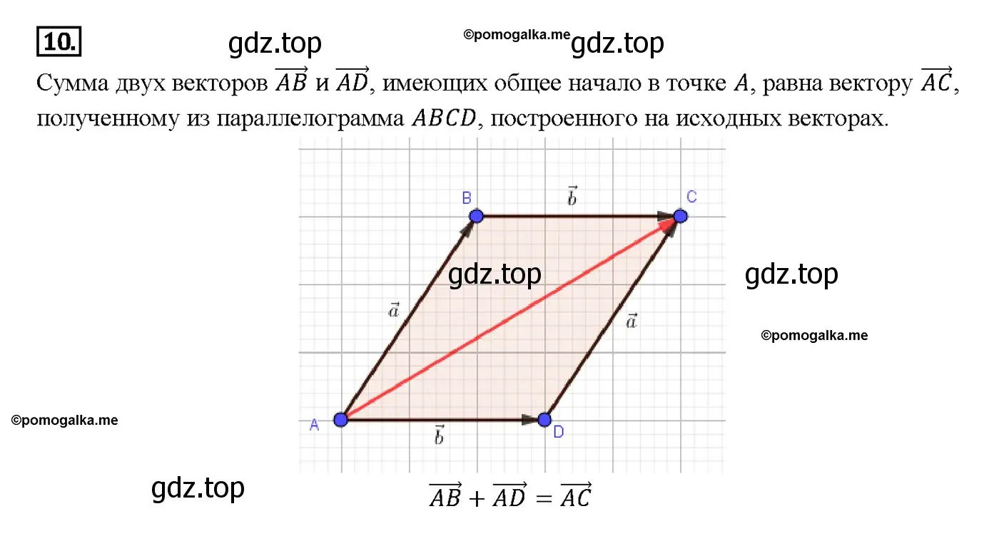 Решение 4. номер 10 (страница 244) гдз по геометрии 7-9 класс Атанасян, Бутузов, учебник