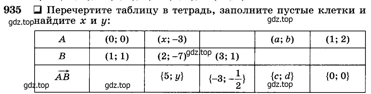 Условие номер 935 (страница 232) гдз по геометрии 7-9 класс Атанасян, Бутузов, учебник