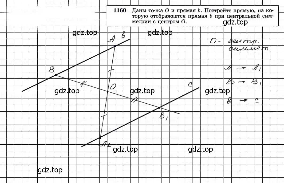 Решение 3. номер 1160 (страница 294) гдз по геометрии 7-9 класс Атанасян, Бутузов, учебник