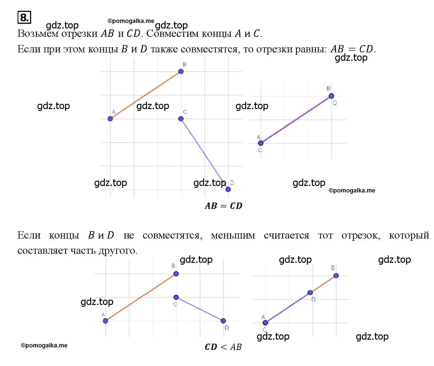 Решение 4. номер 8 (страница 25) гдз по геометрии 7-9 класс Атанасян, Бутузов, учебник