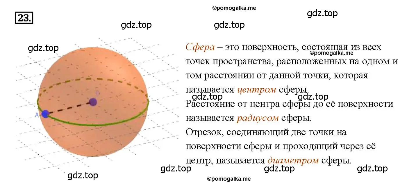 Решение 4. номер 23 (страница 328) гдз по геометрии 7-9 класс Атанасян, Бутузов, учебник