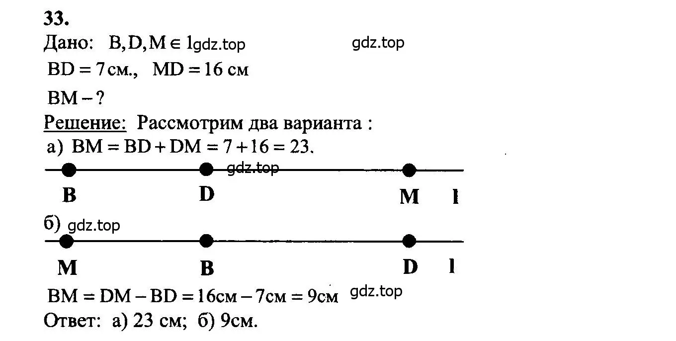 Решение 5. номер 33 (страница 17) гдз по геометрии 7-9 класс Атанасян, Бутузов, учебник