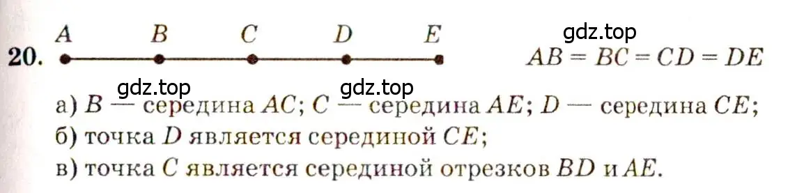 Решение 7. номер 20 (страница 12) гдз по геометрии 7-9 класс Атанасян, Бутузов, учебник