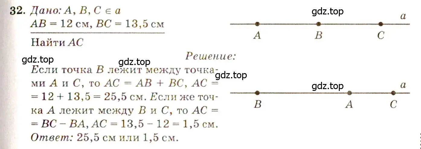 Решение 7. номер 32 (страница 17) гдз по геометрии 7-9 класс Атанасян, Бутузов, учебник