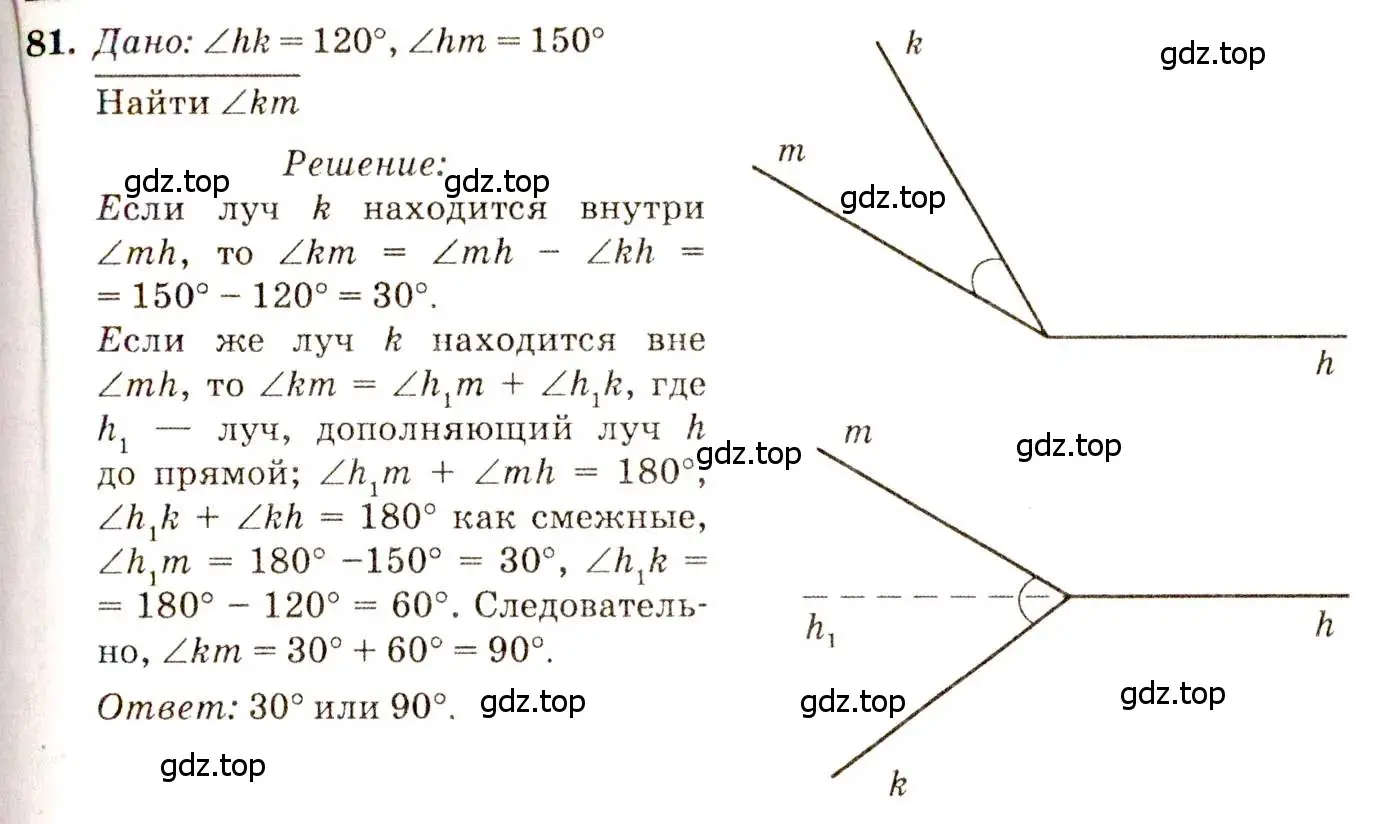 Решение 7. номер 81 (страница 27) гдз по геометрии 7-9 класс Атанасян, Бутузов, учебник