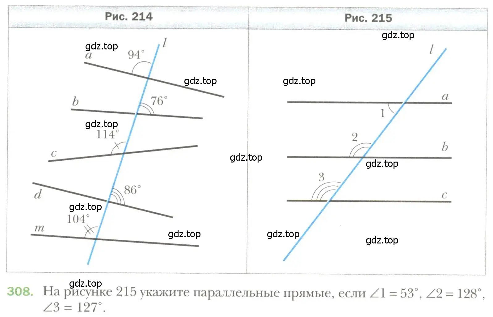 Условие номер 308 (страница 93) гдз по геометрии 7 класс Мерзляк, Полонский, учебник