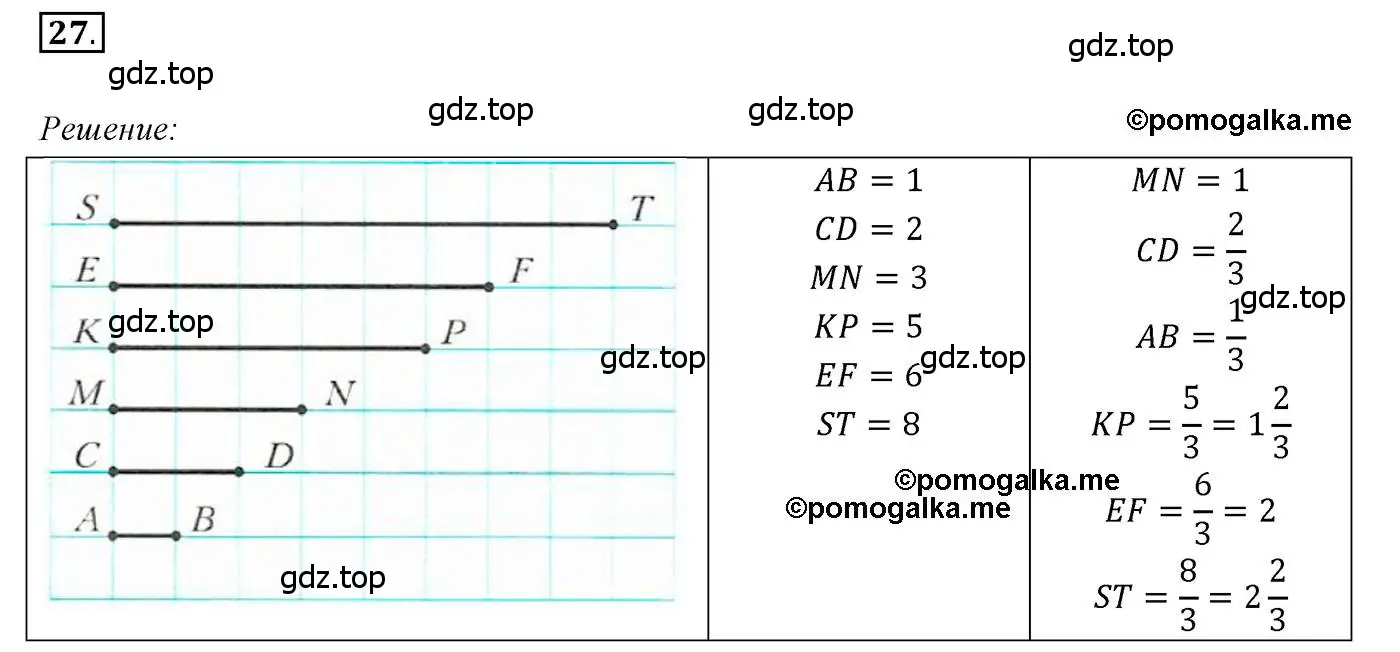 Решение 3. номер 27 (страница 18) гдз по геометрии 7 класс Мерзляк, Полонский, учебник
