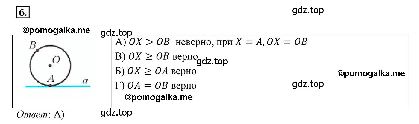 Решение 3. номер 6 (страница 160) гдз по геометрии 7 класс Мерзляк, Полонский, учебник