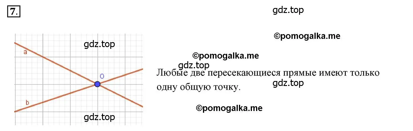 Решение 3. номер 7 (страница 11) гдз по геометрии 7 класс Мерзляк, Полонский, учебник