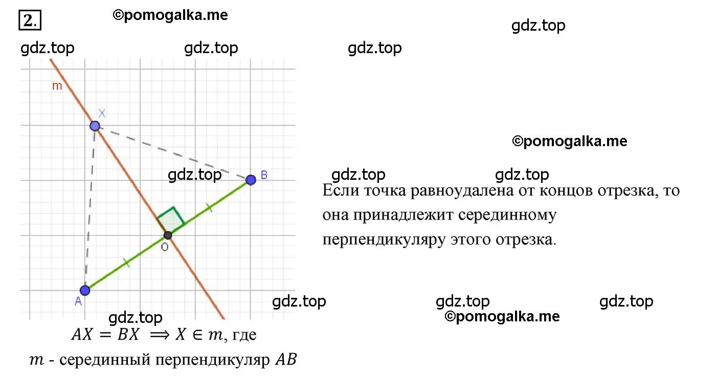 Решение 3. номер 2 (страница 73) гдз по геометрии 7 класс Мерзляк, Полонский, учебник