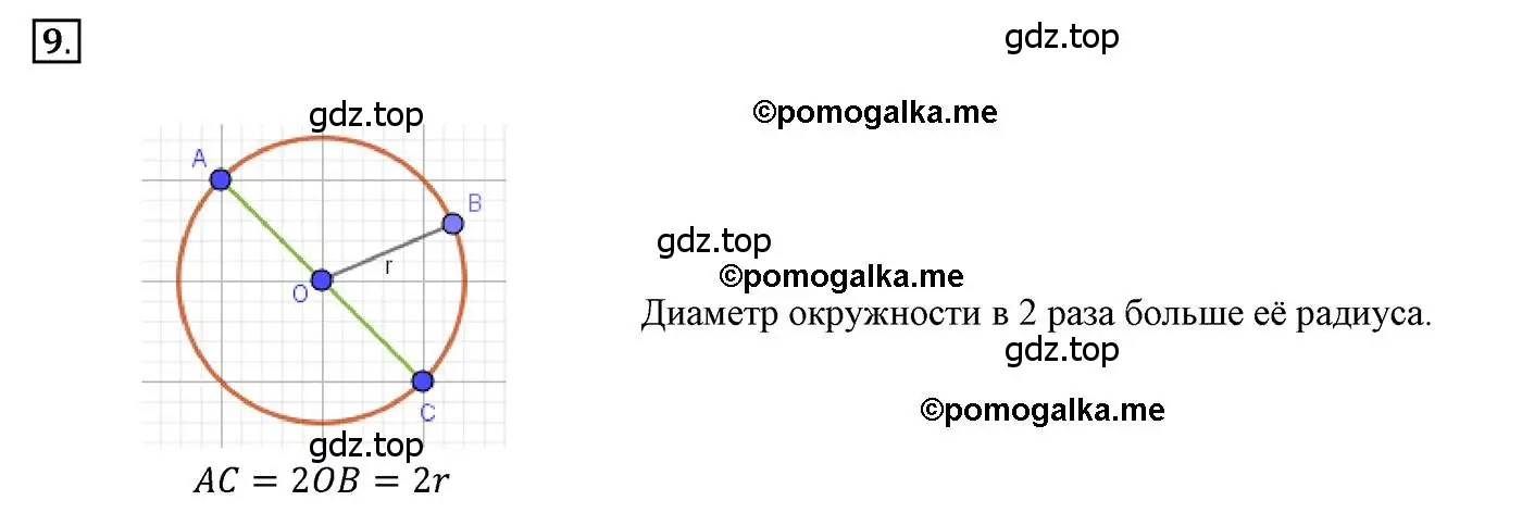 Решение 3. номер 9 (страница 128) гдз по геометрии 7 класс Мерзляк, Полонский, учебник